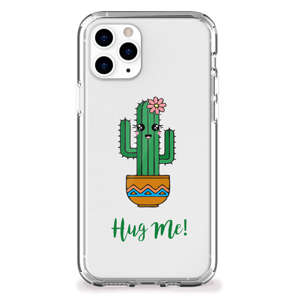 hug me cactus humor iphone case