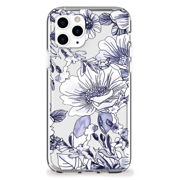 Inked Flowers iPhone Case