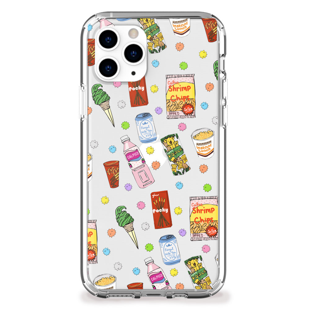 japanese and asian snacks iphone case
