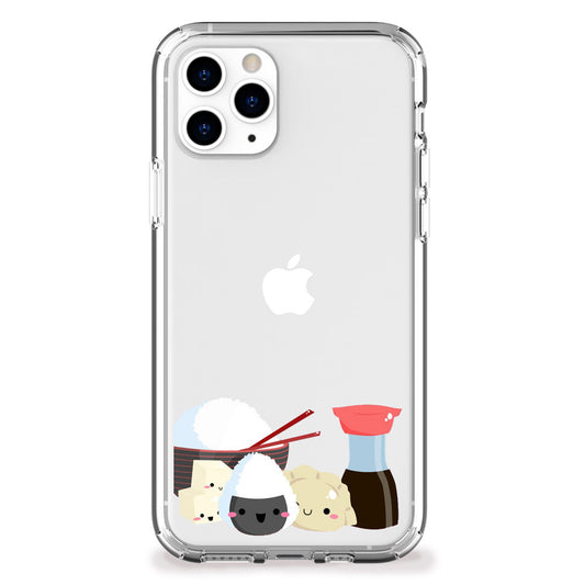 cute dumpling and rice iphone case