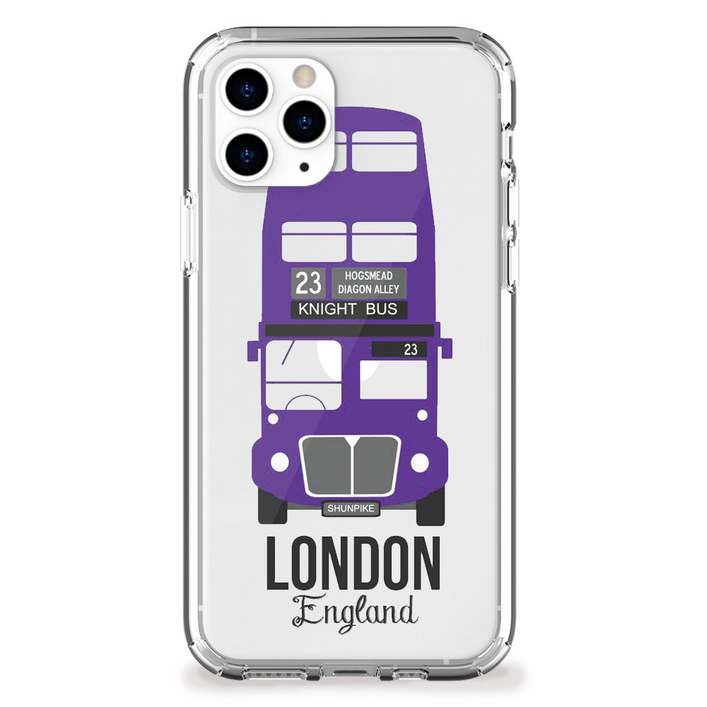 Violently Purple Bus iPhone Case