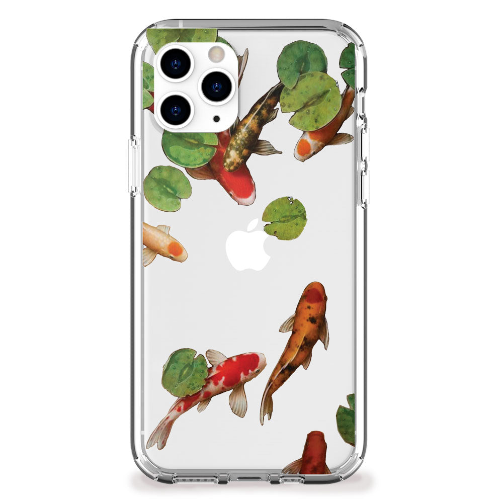 Koi Fish Pond iPhone case