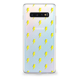 Lightning Bolts (Yellow) Samsung Galaxy Case