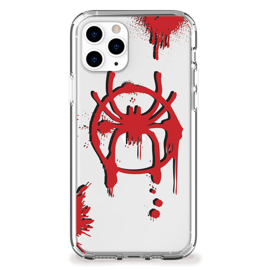 spider symbol spray paint iphone case