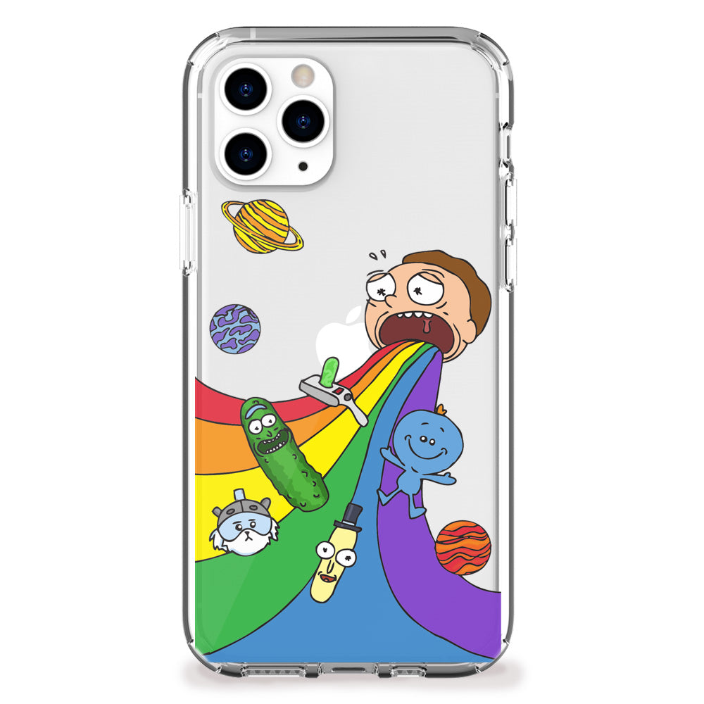 Rainbow Puke iPhone Case