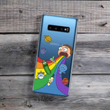 morty rainbow puke phone case