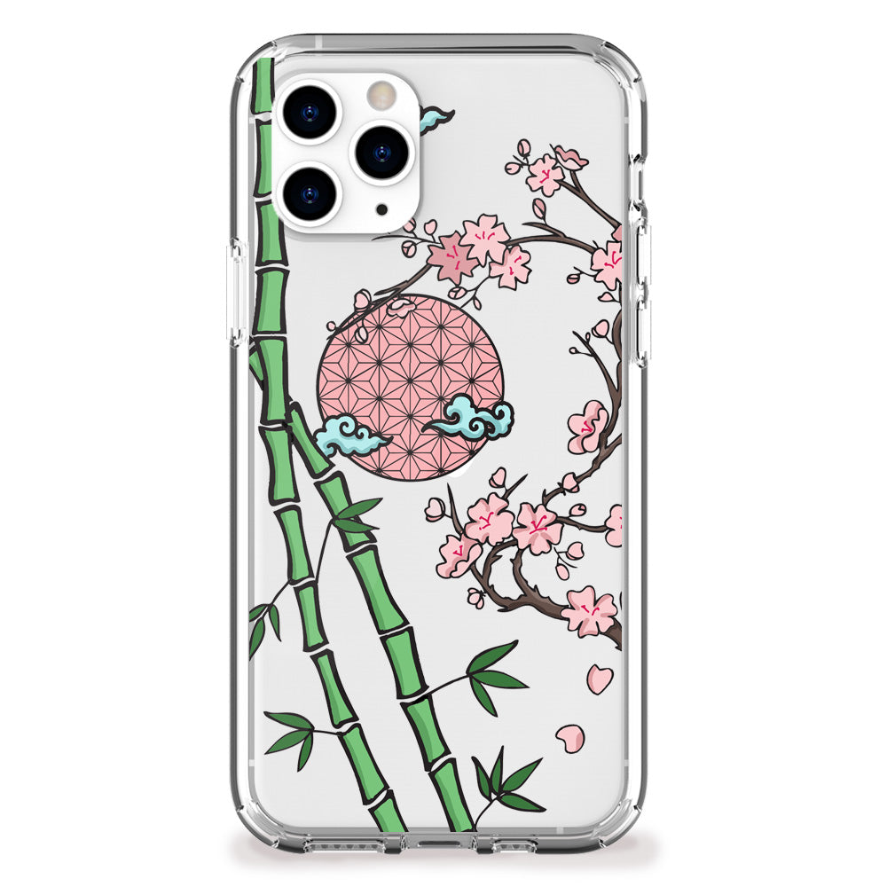 Hanafuda Cherry Blossoms iPhone Case