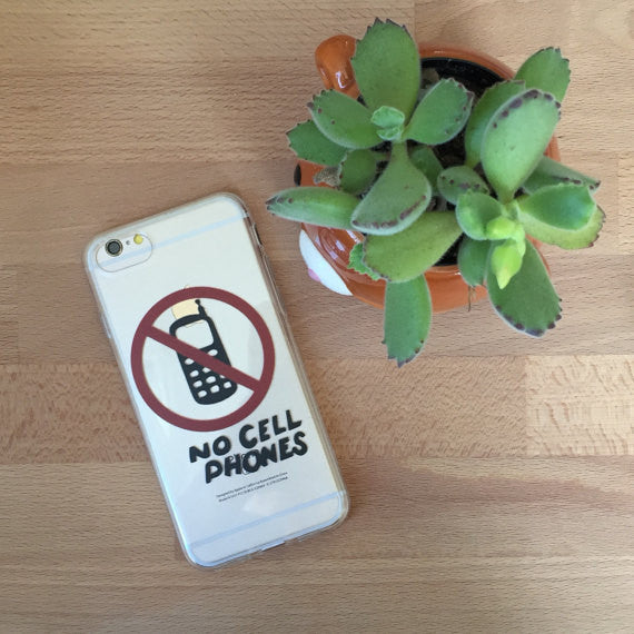no cell phone sign iphone case