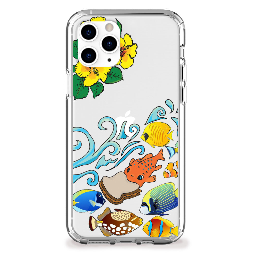 Hawaiian tropical fish iphone case
