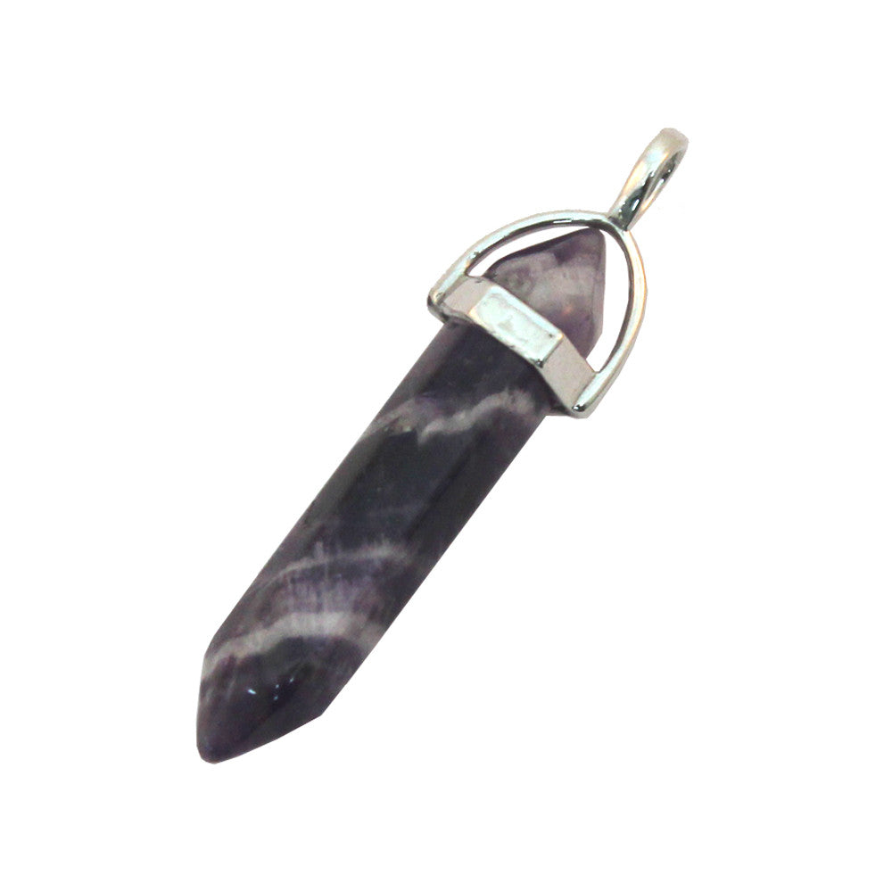 Stone Healing Point Pendant with Chain