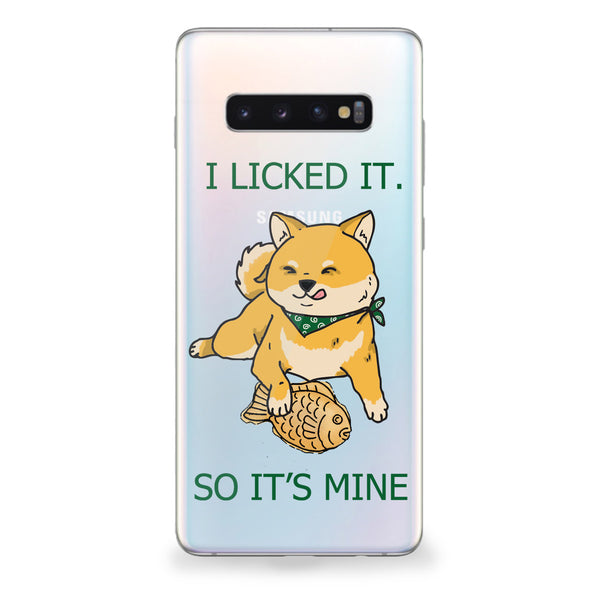 Shiba Licked It Samsung Galaxy Case