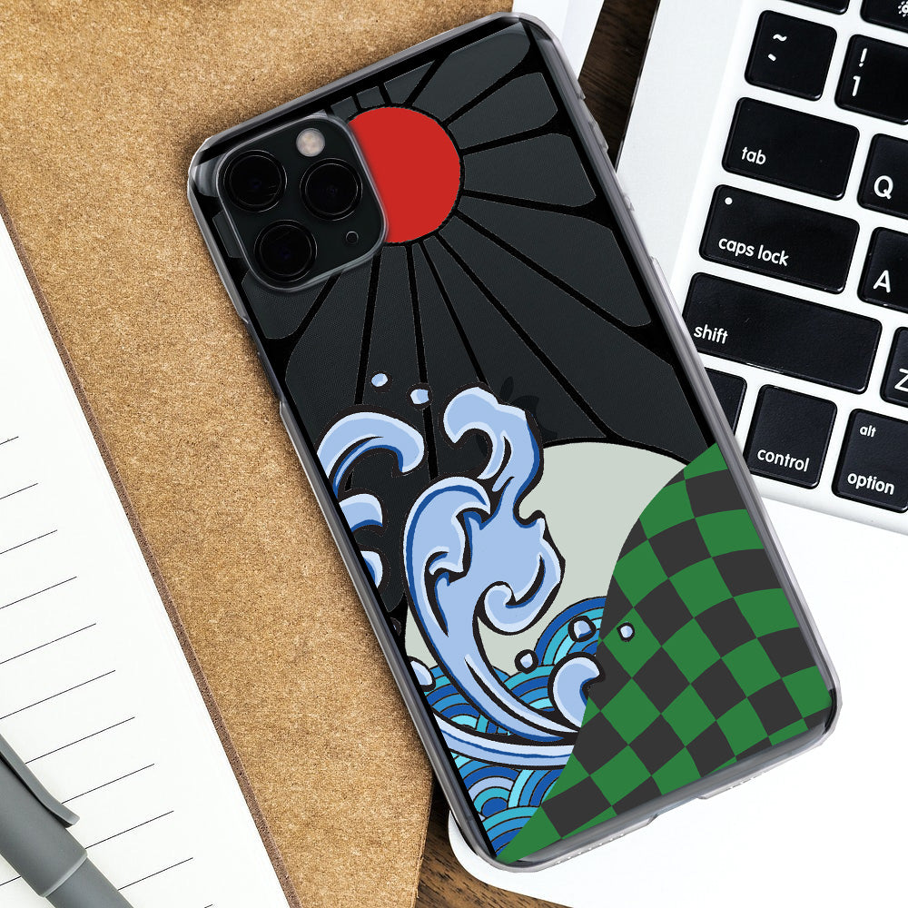 anime water style iphone case
