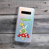fairy sitting on mushroom samsung phone case