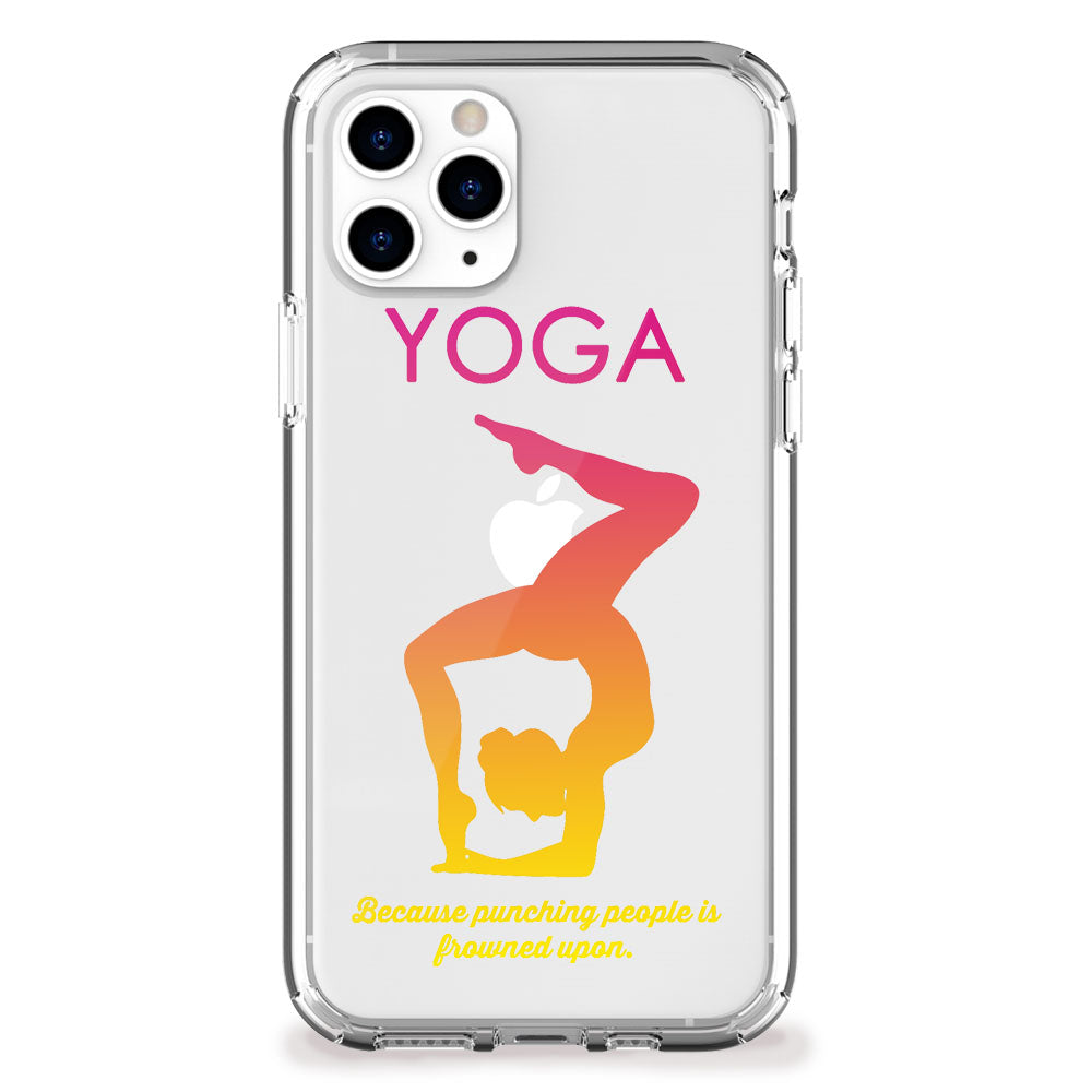 Yoga ombre color iphone case