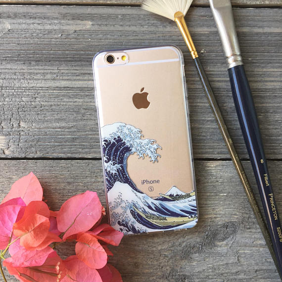 japanese great wave phone case