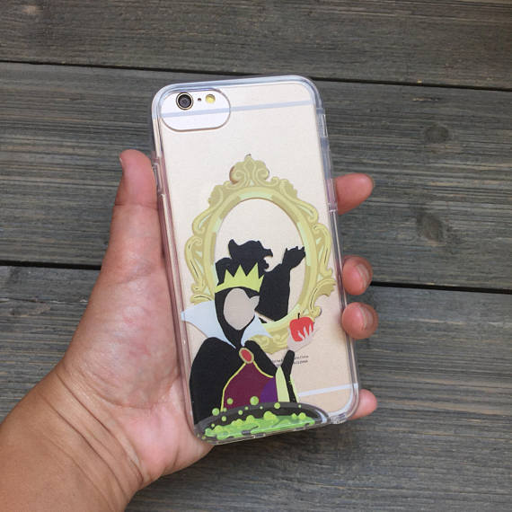 evil queen magic mirror iphone case