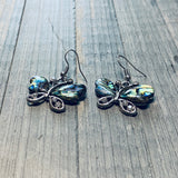 Butterfly Abalone Shell Earrings