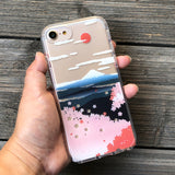 Sakura Blossoms and Mt Fuji iPhone Case