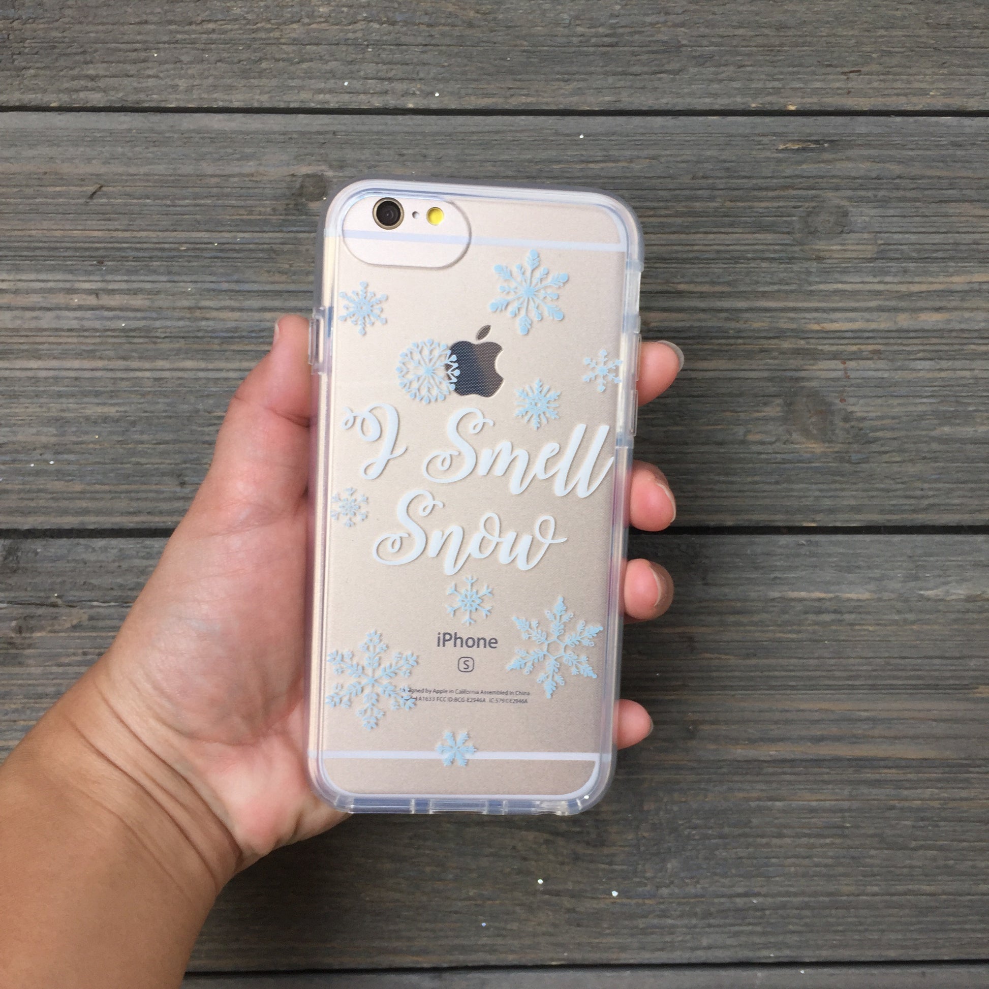 i smell snow iphone case