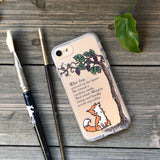 fox and sour grapes phone case