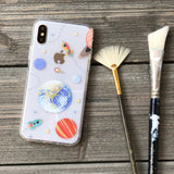 outer space theme iphone case