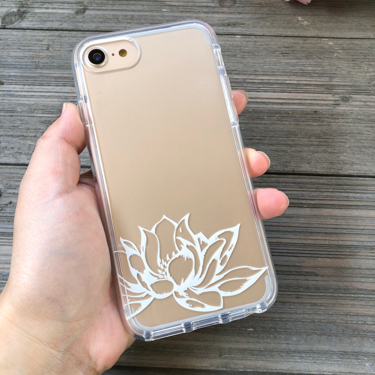 flower outline iphone case