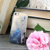 mermaid iphone 7 case silver glitter