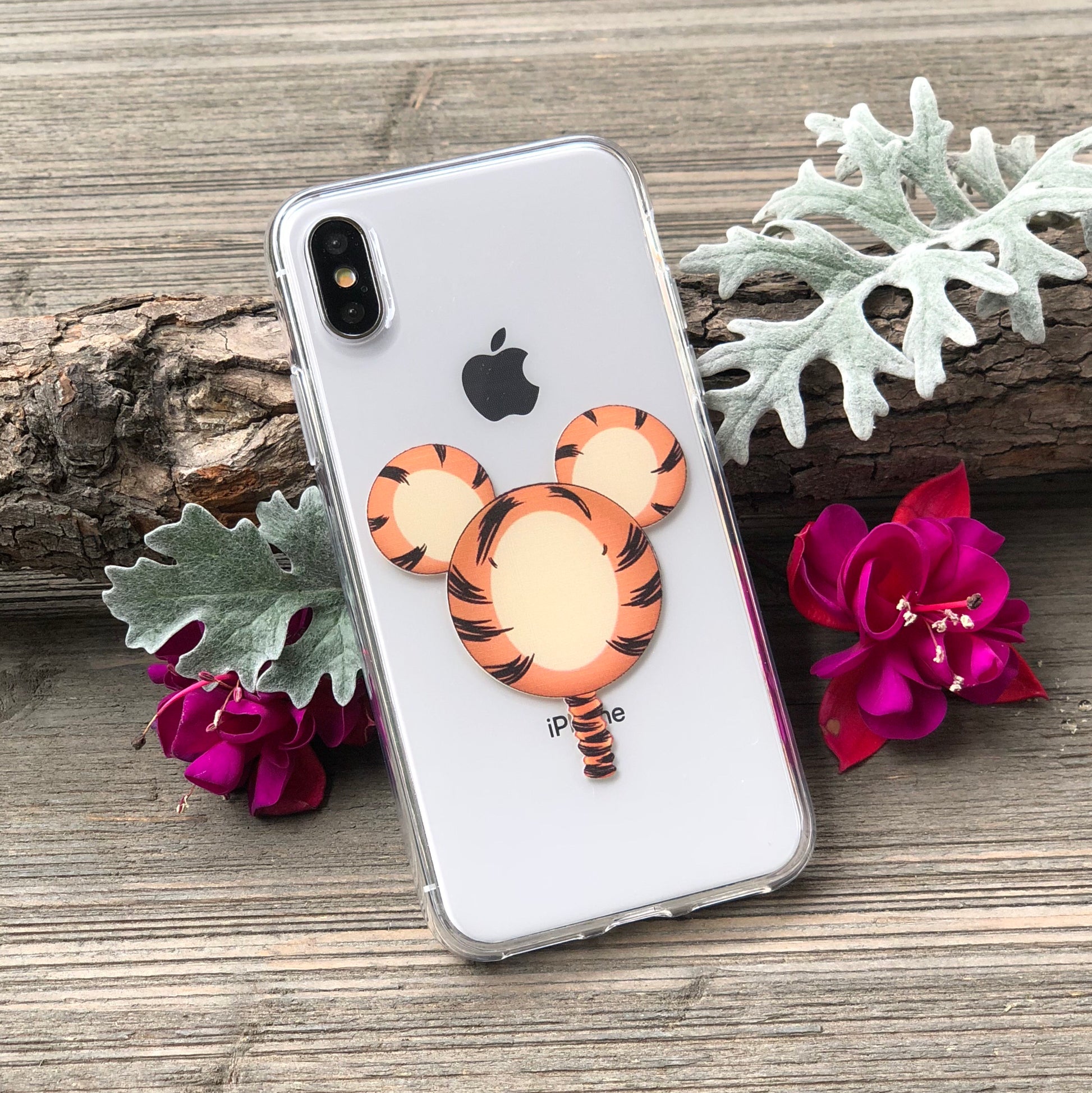 tiger mouse ears phone case