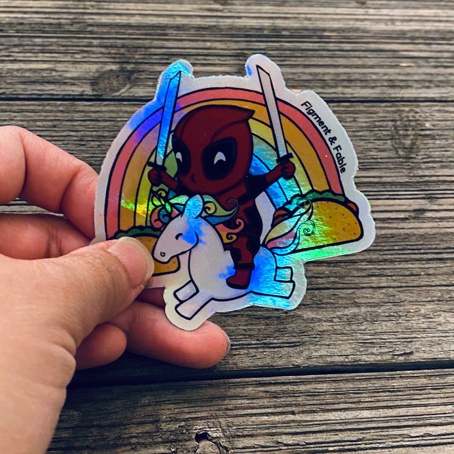 Joyful Merc Hologram Vinyl Sticker