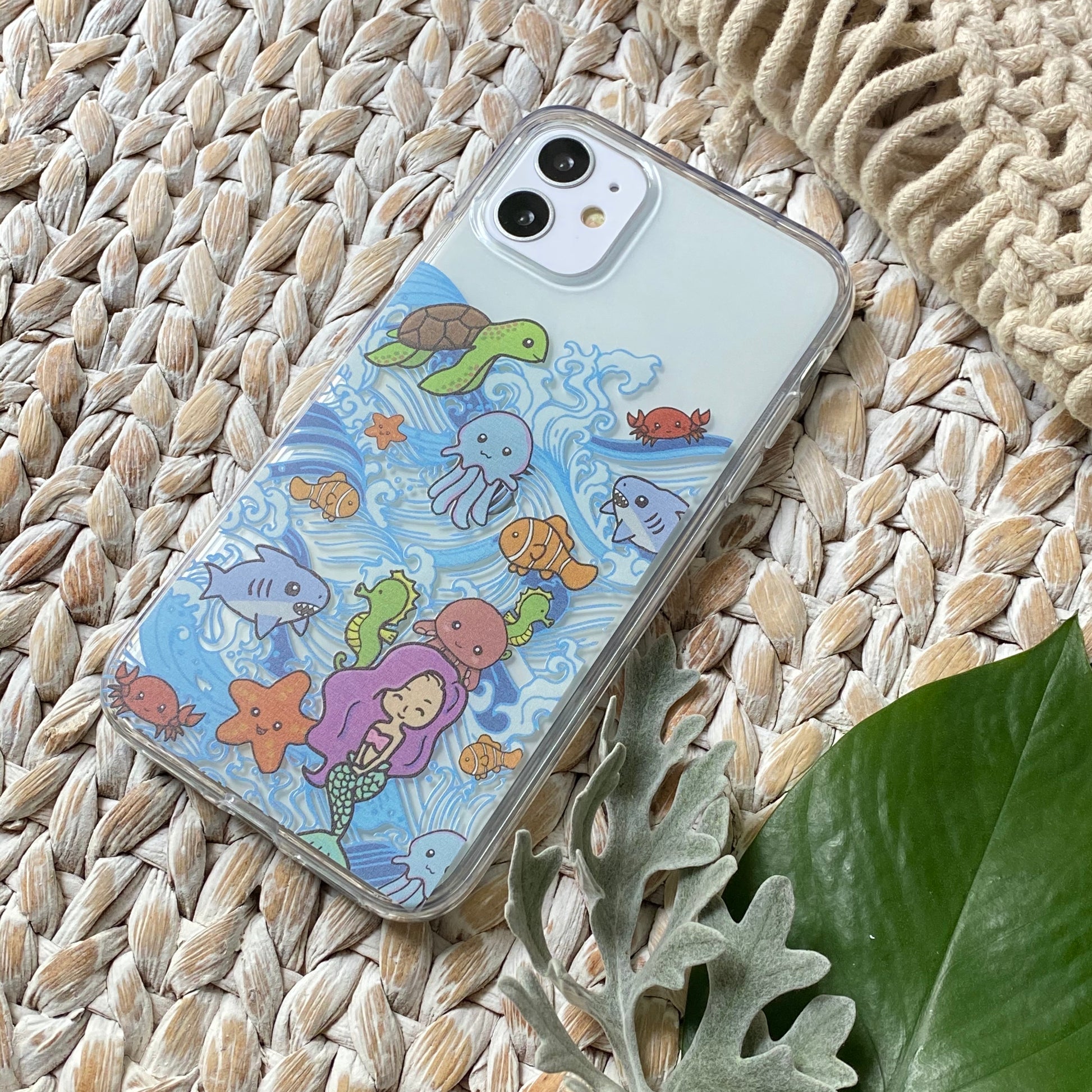 cute ocean theme phone case