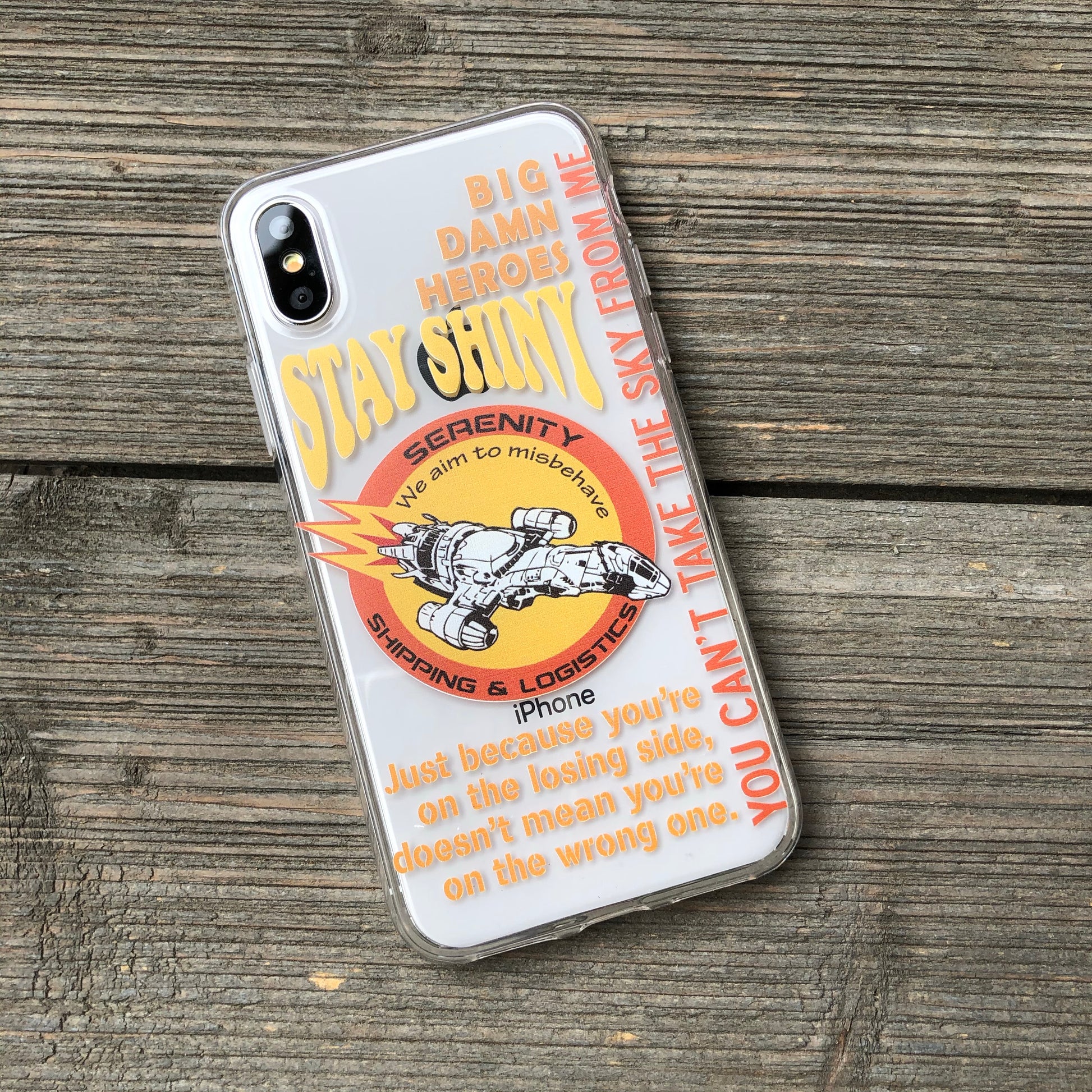 serenity firefly space ship phone case