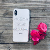 friends typography phone case