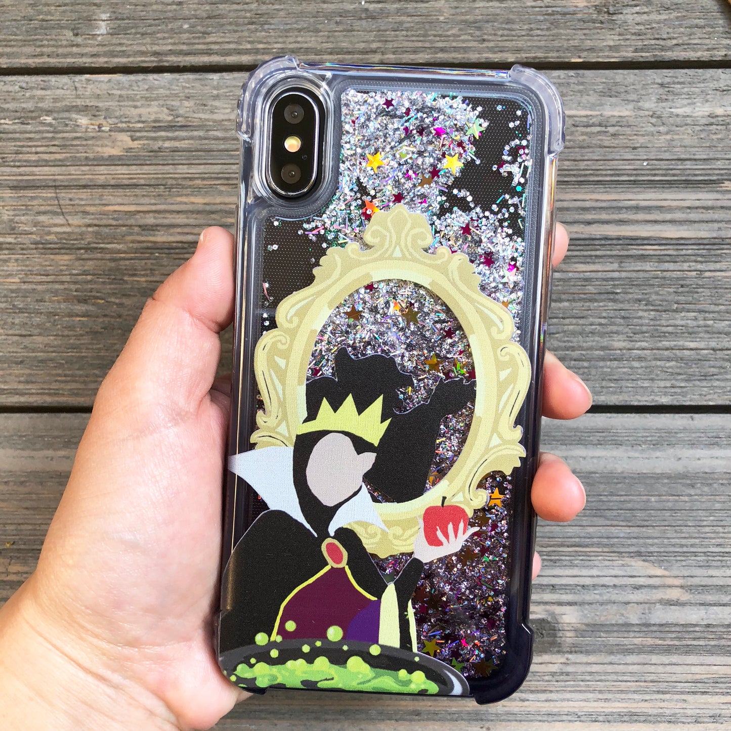 Evil Queen Ombre Glitter iPhone Case