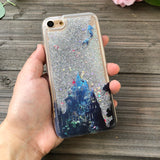 iphone 6 case silver glitter atlantis mermaid