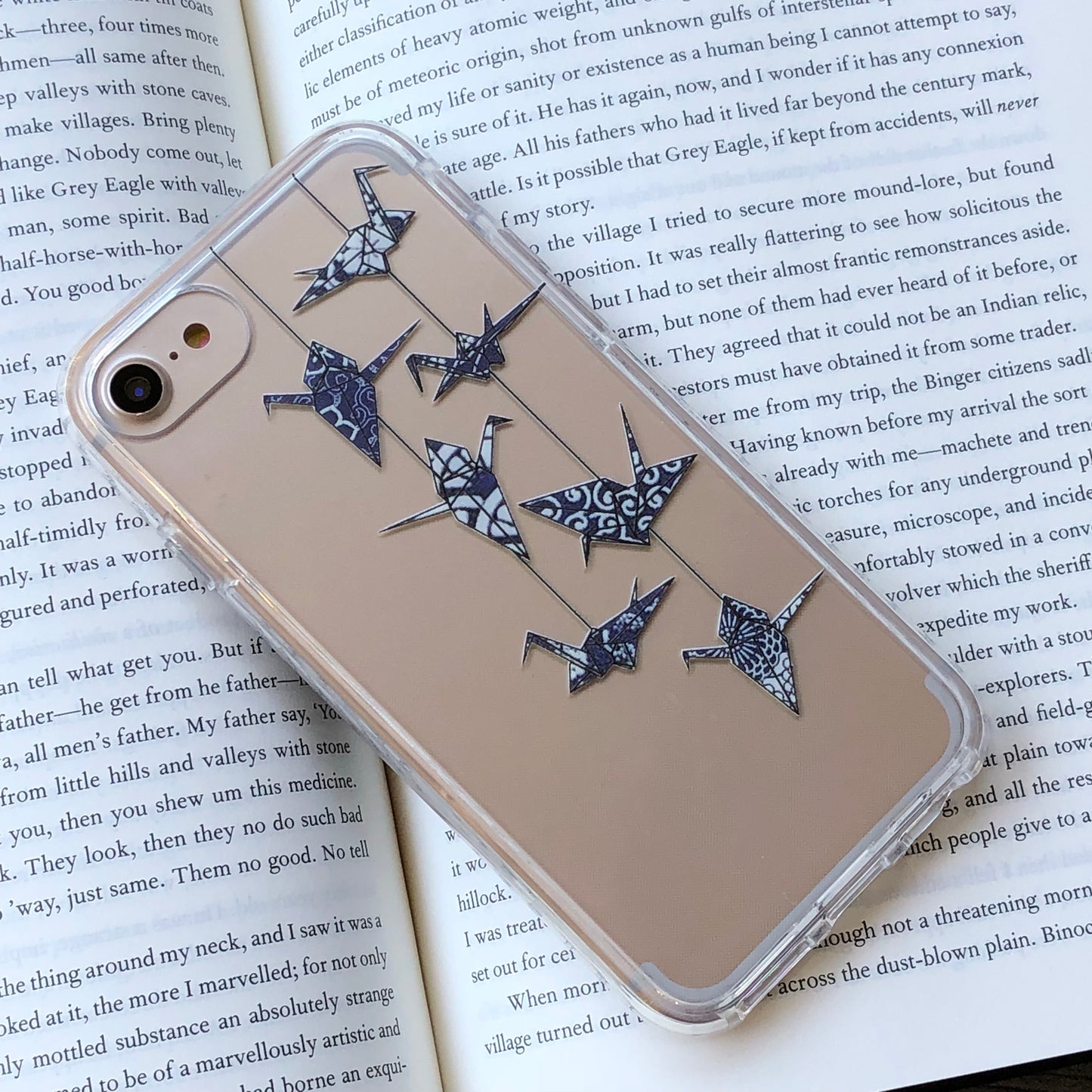 origami birds iphone case