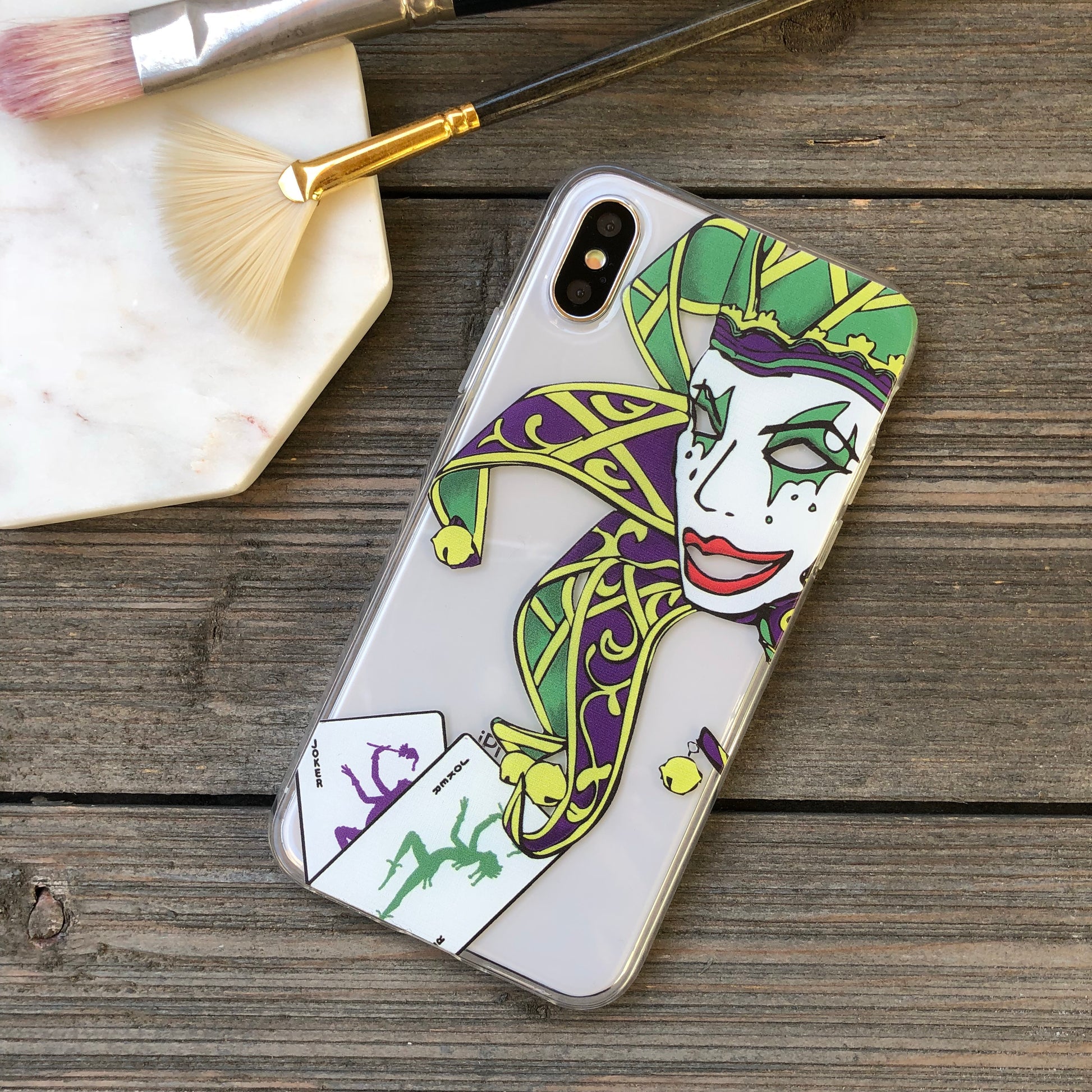 joker mask iphone case