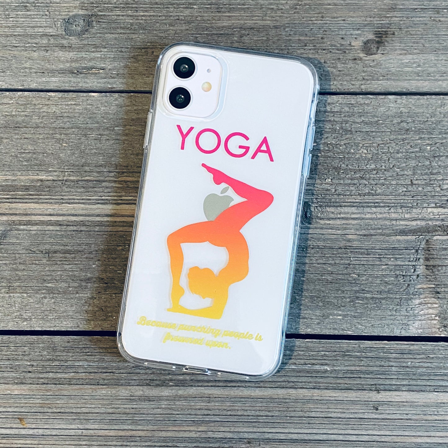 yoga humor phone case