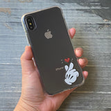 Finger Heart (Small) iPhone Case