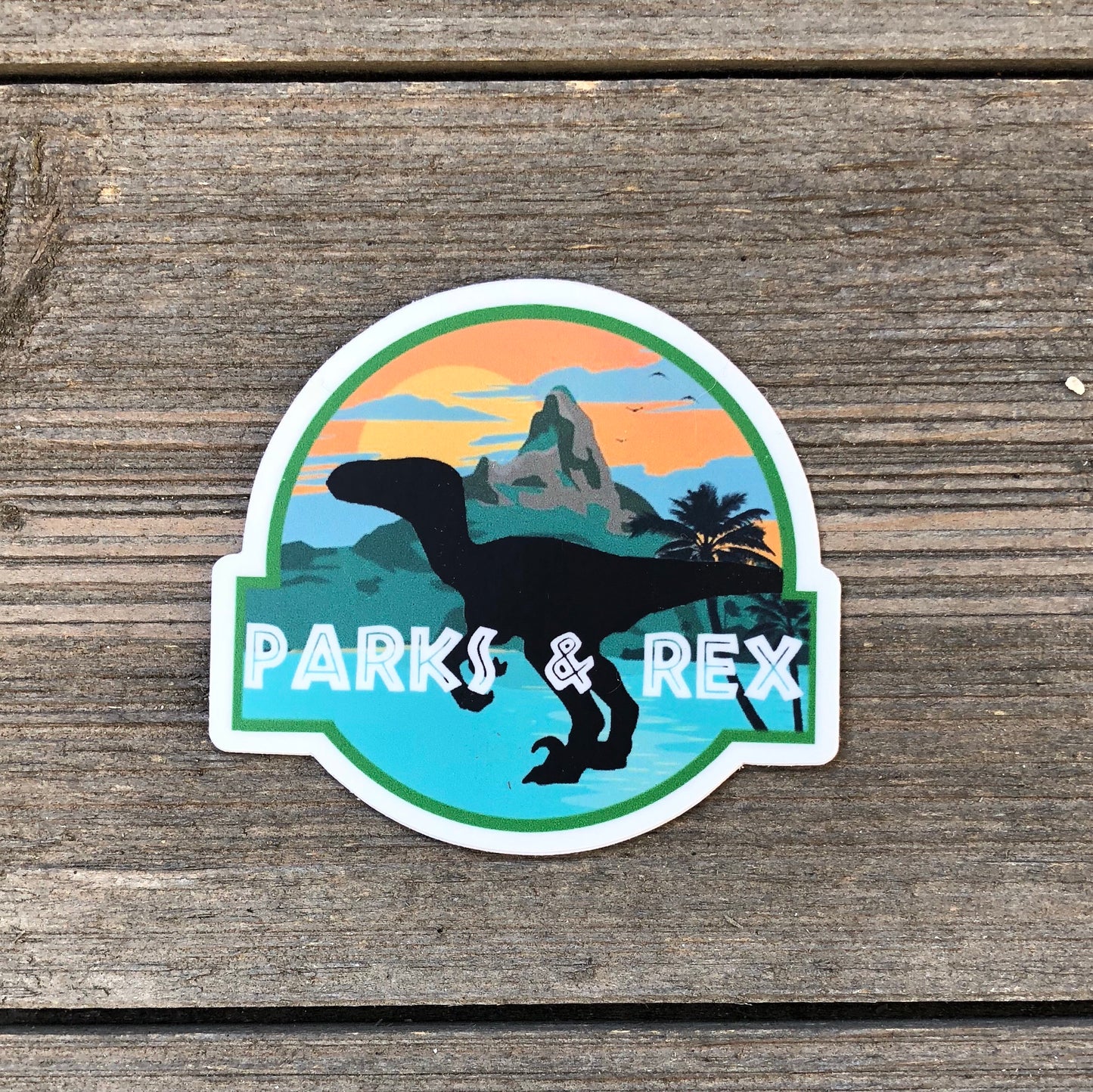 Parks and Rex Vinyl Sticker