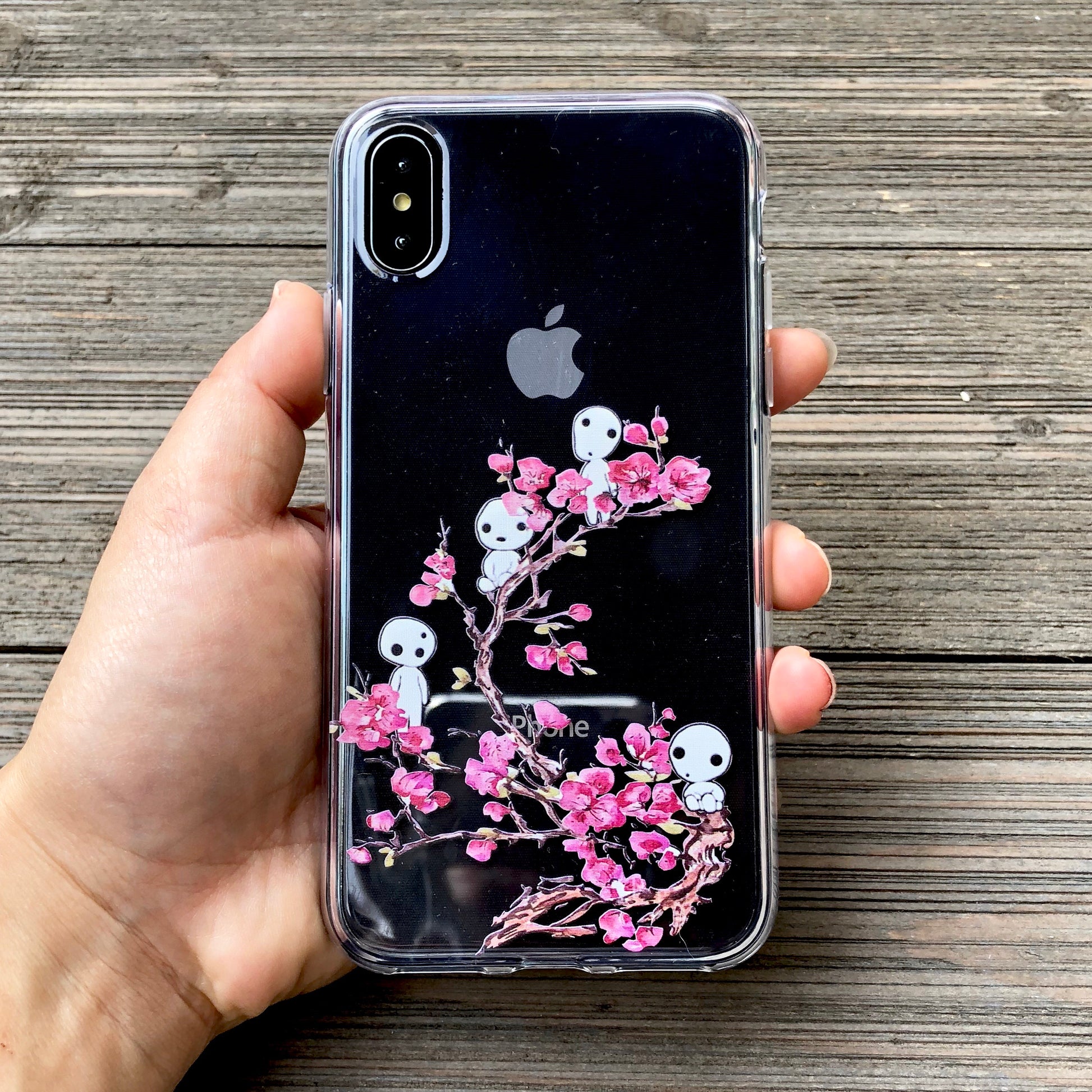 anime forest spirits iphone case