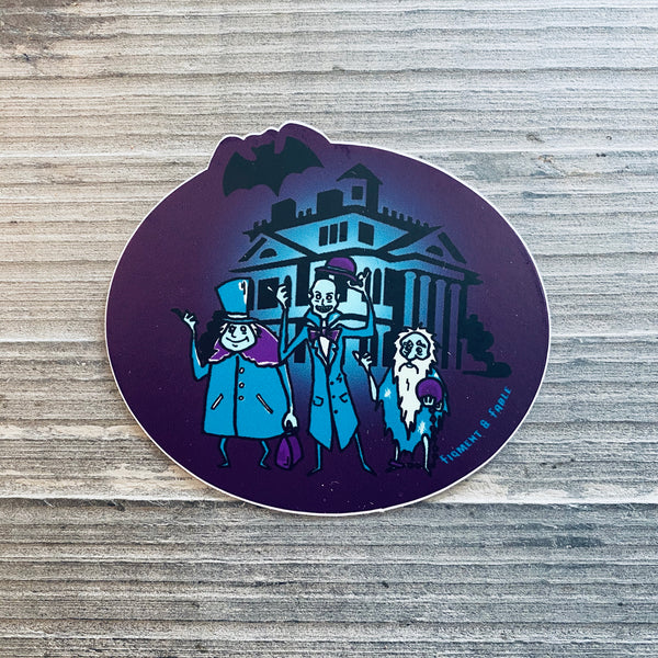 Hitchhiking Ghouls Vinyl Sticker