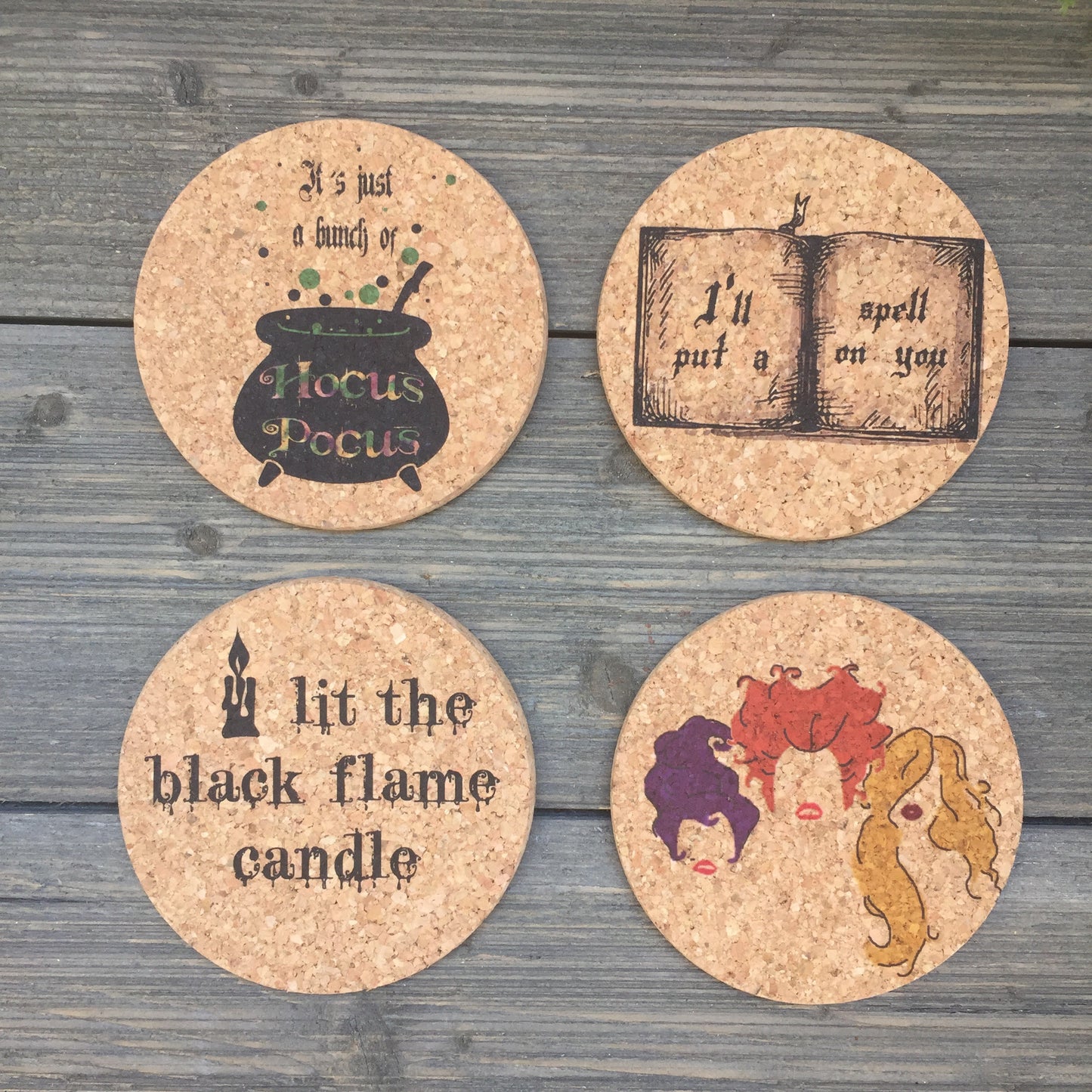 Gilmore Girls Themed Cork Coaster Set of 4 – Figment & Fable