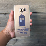 Timey Wimey Samsung Galaxy Case