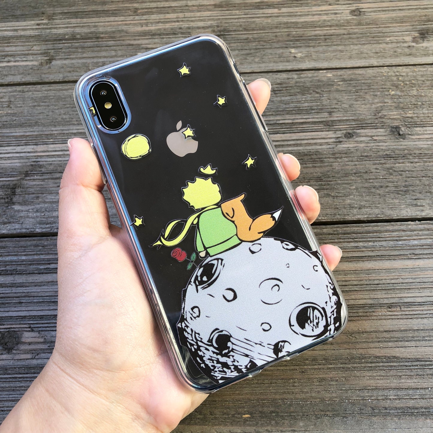 little prince and fox iphone case