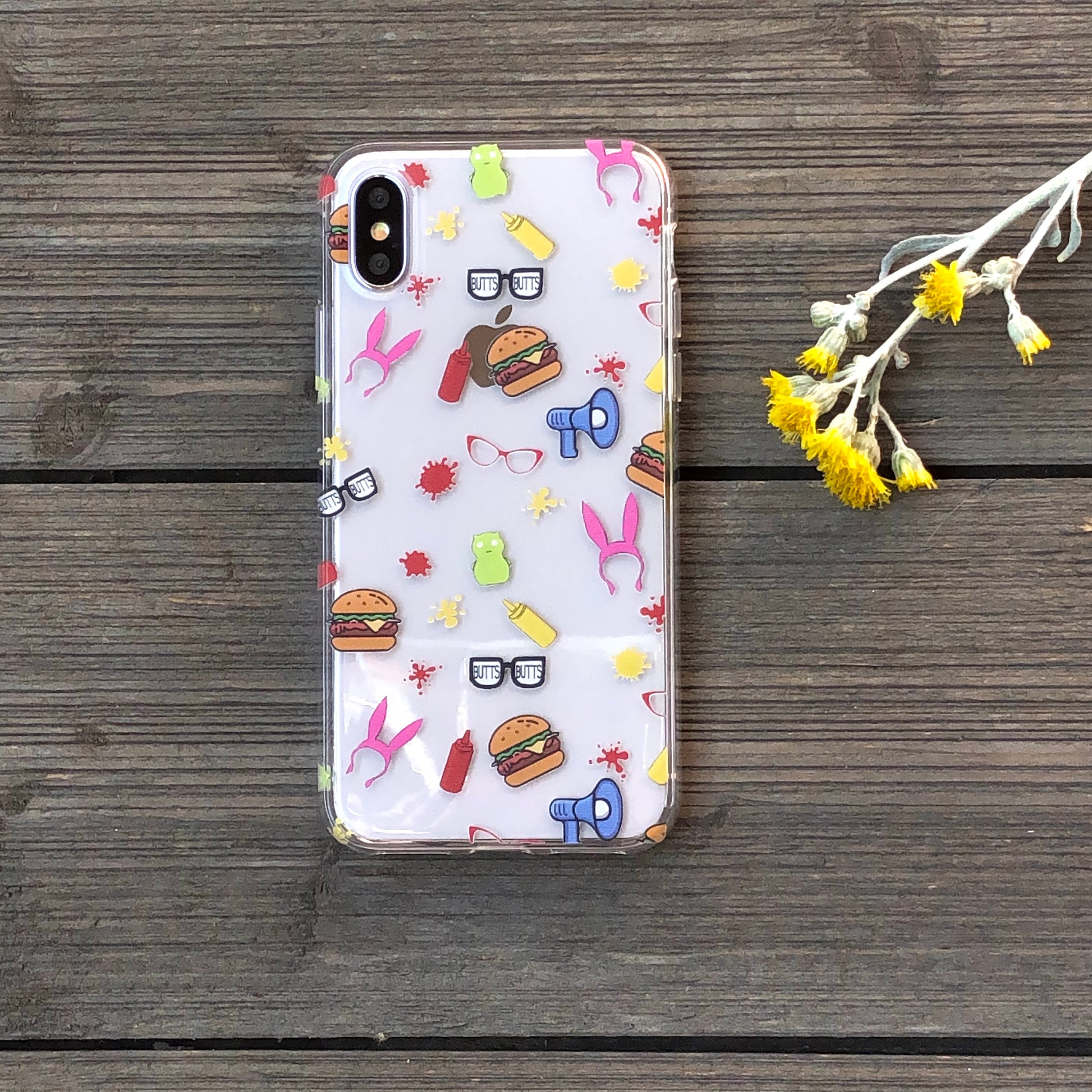 hamburger shop iphone case