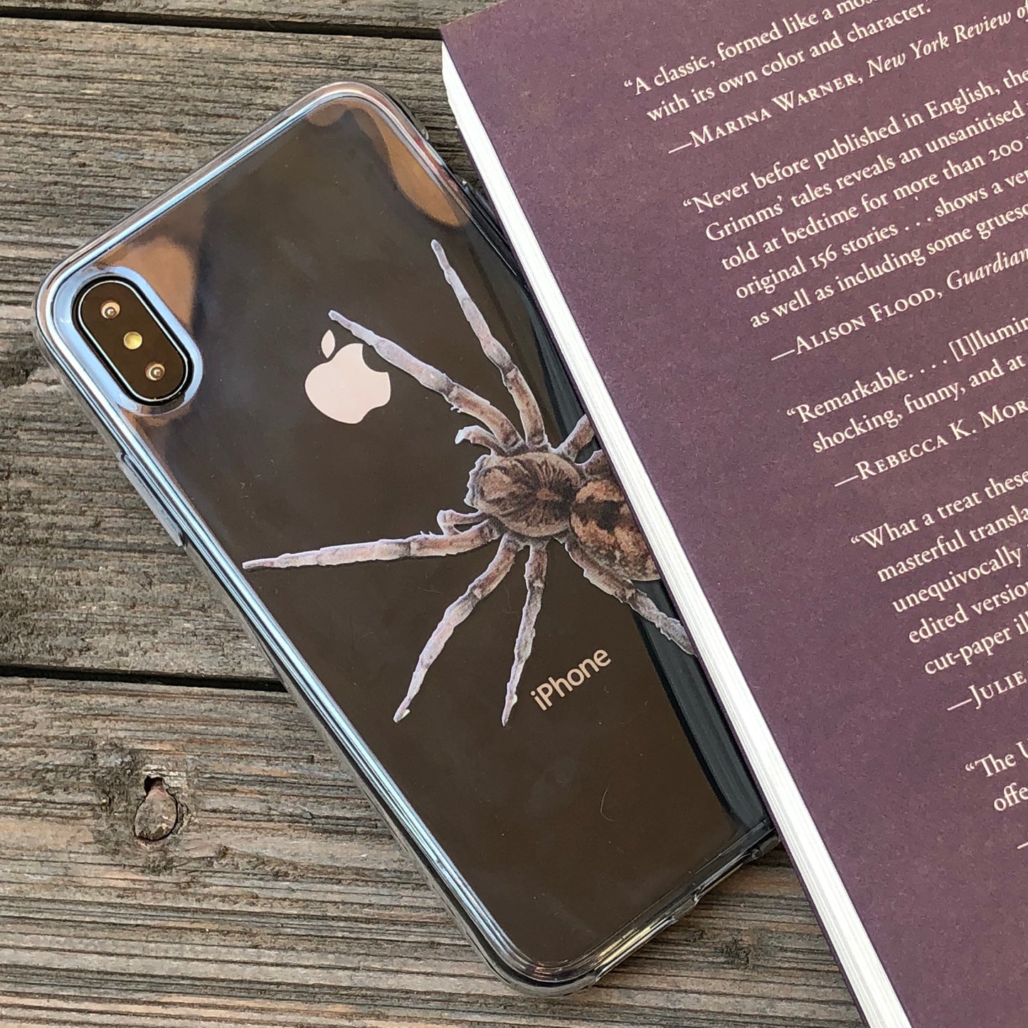 phone case with spider