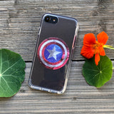 star and stripes american captain shield phone case