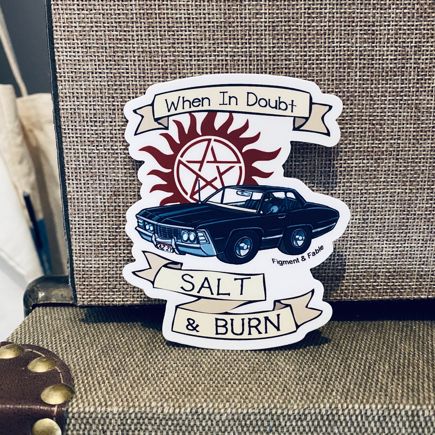 Salt and Burn Vinyl Sticker