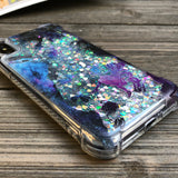 alice in wonderland glitter phone case bottom view
