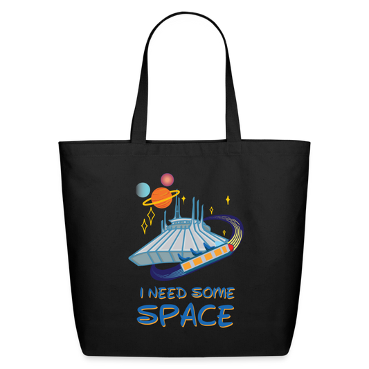 I Need Some Space Eco-Friendly Cotton Tote - black